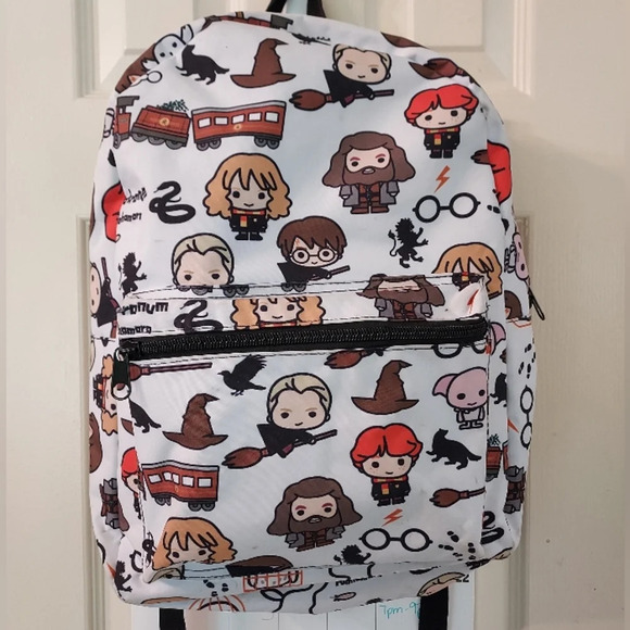 Harry Potter Laptop Backpack Chibi Characters Art Sublimated Bag - Picture 2 of 13